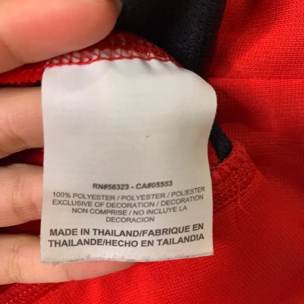 Nike Sweatshirt Men Large Red Therma Fit Pullover Training Hoodie Fleece Workout